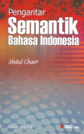 Pengantar semantik bahasa indonesia 2009