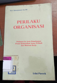 Image of Prilaku organisasi tahun 1996