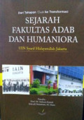 Sejarah fakultas adab dan humaniora : UIN Syarif Hidayatullah Jakarta